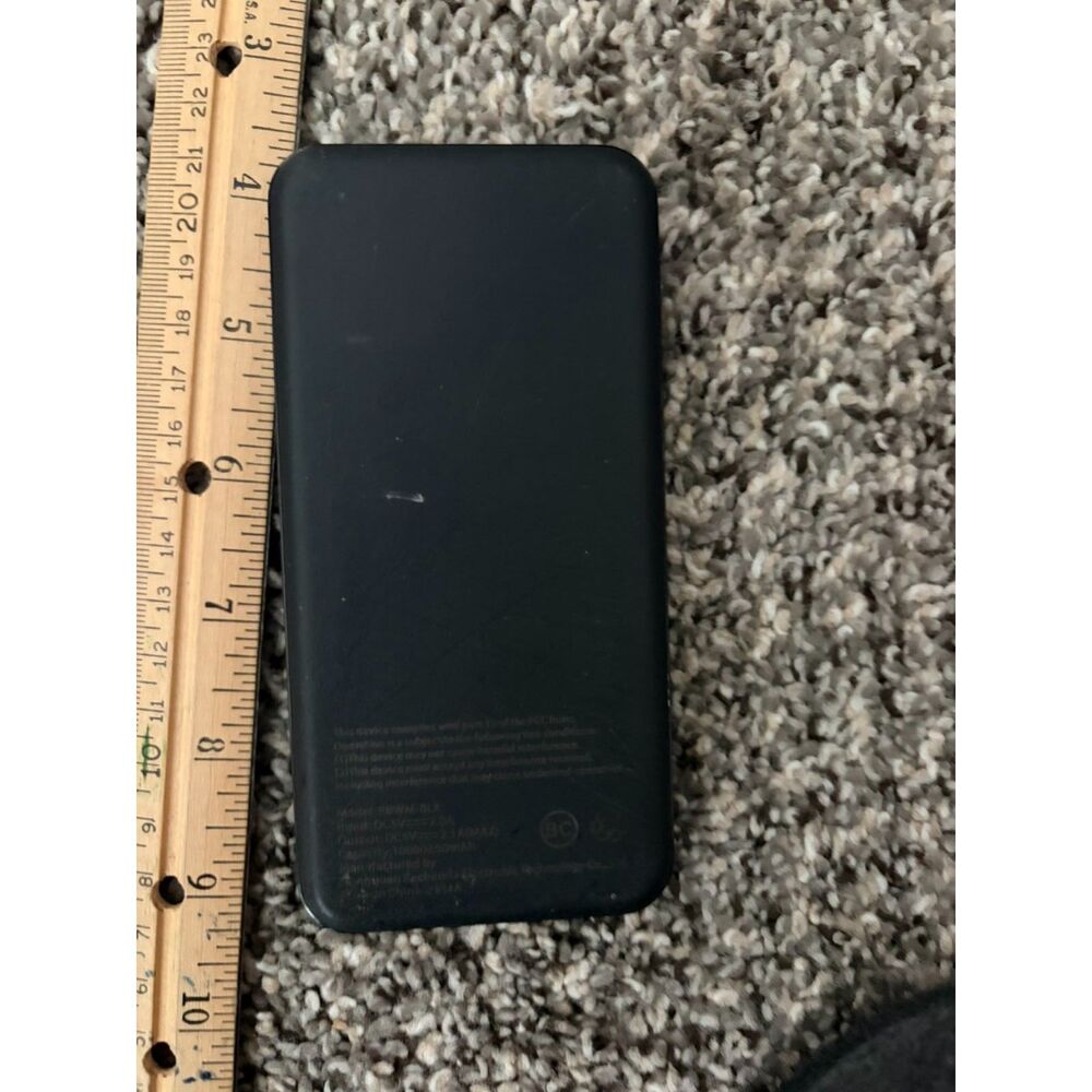 black portable power bank model PBWM BLK